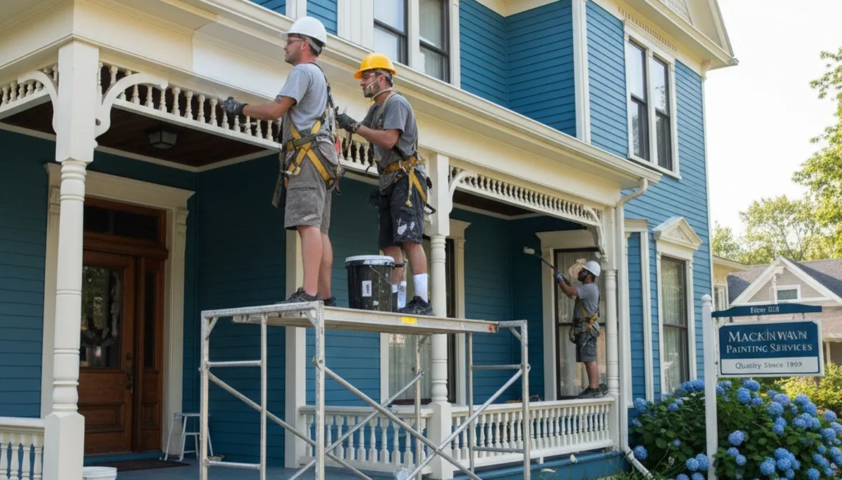 Professional painters in Bloomington, IL providing interior and exterior painting services