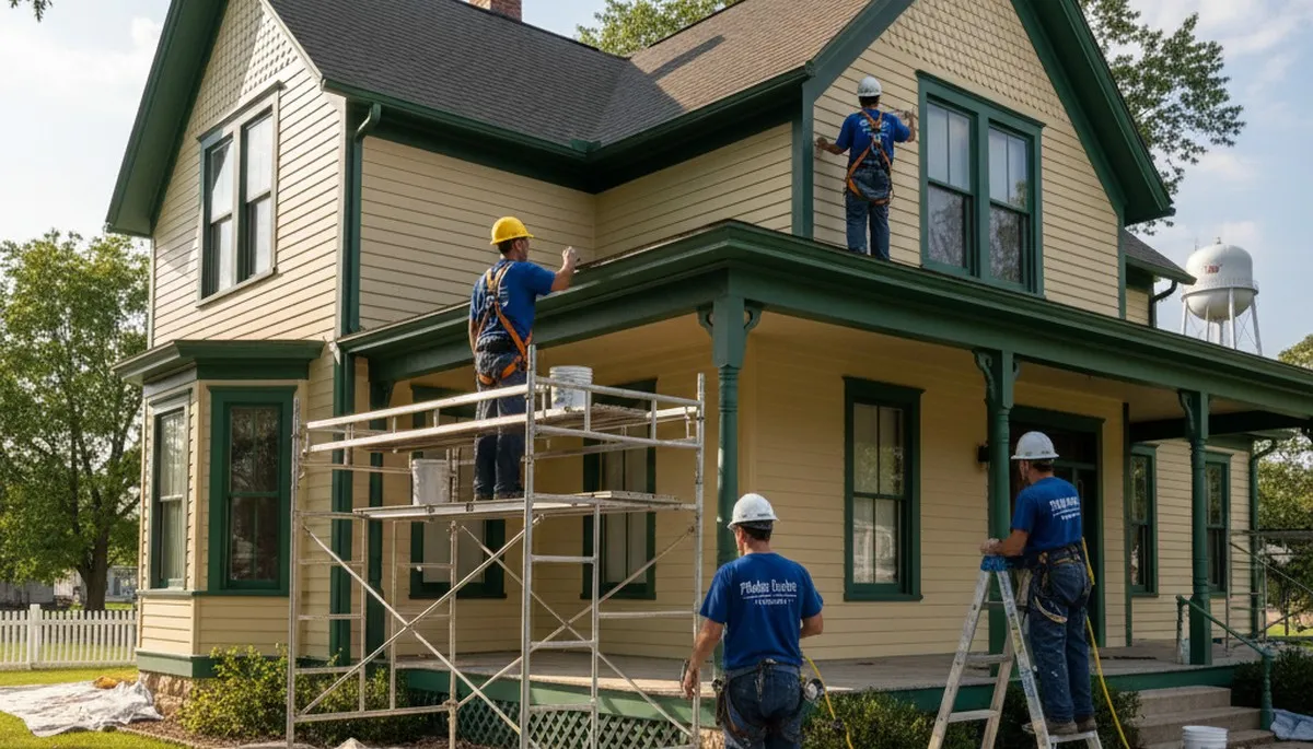 Professional painters serving Bloomington, IL for interior and exterior painting projects